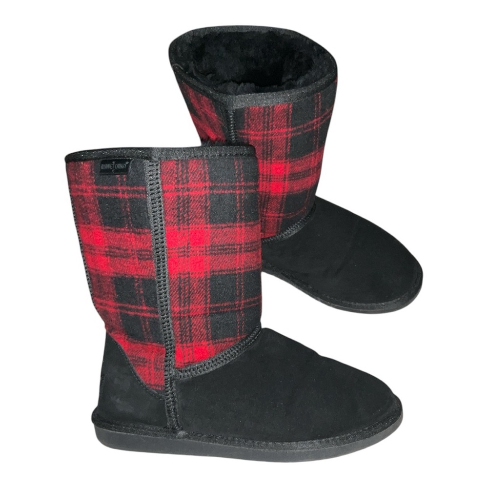 Minnetonka Pasco Red Plaid Boots